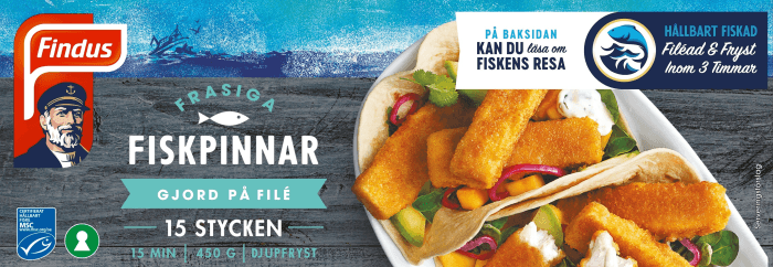 Frasiga Fiskpinnar Frysta MSC 15-p