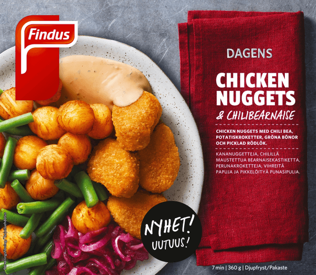 Chicken Nuggets & Chilibea Fryst