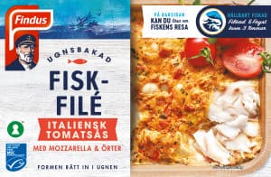 Ugnsbakad Fisk Italiensk Tomatsås Fryst MSC