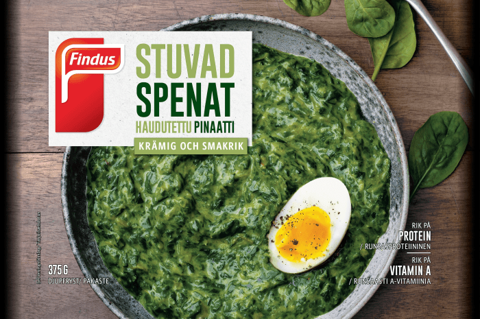 Stuvad Spenat Fryst