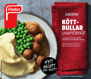 Köttbullar med Mos Fryst