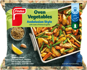 Ugnsgrönsaker Andalusian Style Fryst