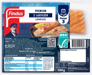 Premium Laxfilé Fryst ASC