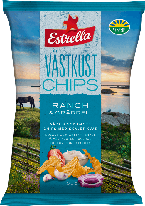 Västkustchips Ranch & Gräddfil