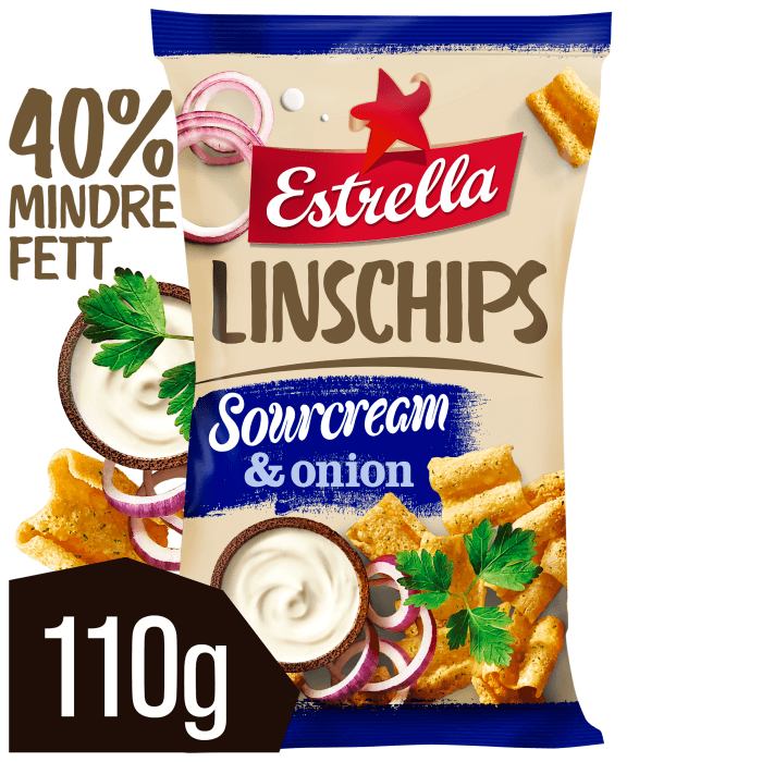 Linschips Sourcream & Onion