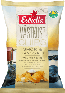Västkustchips Smör & Havssalt
