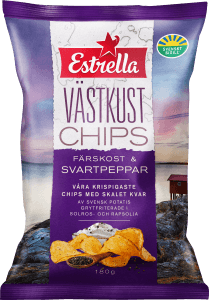 Chips Färskost & Svartpeppar