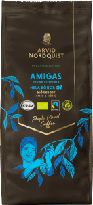 Amigas Hela Kaffebönor Mörkrost EKO/KRAV/Fairtrade