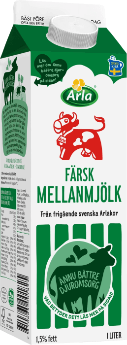 Mellanmjölk Färsk 1,5%