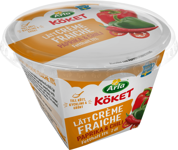 Crème Fraiche Lätt 11% Paprika & Chili