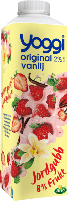Yoghurt Jordgubb & Vanilj 2%