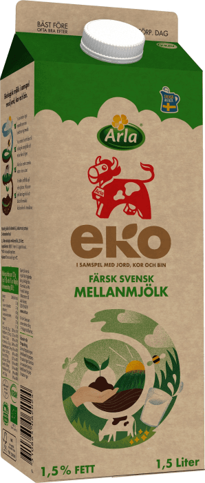 Mellanmjölk 1,5% EKO