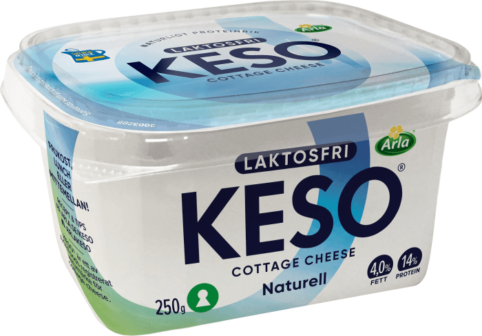 Cottage Cheese Naturell 4% Laktosfri