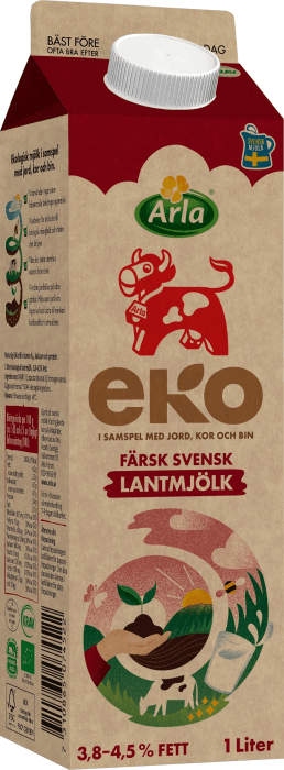 Lantmjölk EKO KRAV 3,8-4,5%