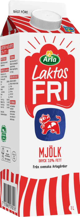 Mjölkdryck Laktosfri 3%
