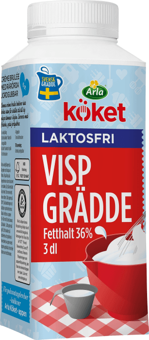 Vispgrädde Laktosfri 36%