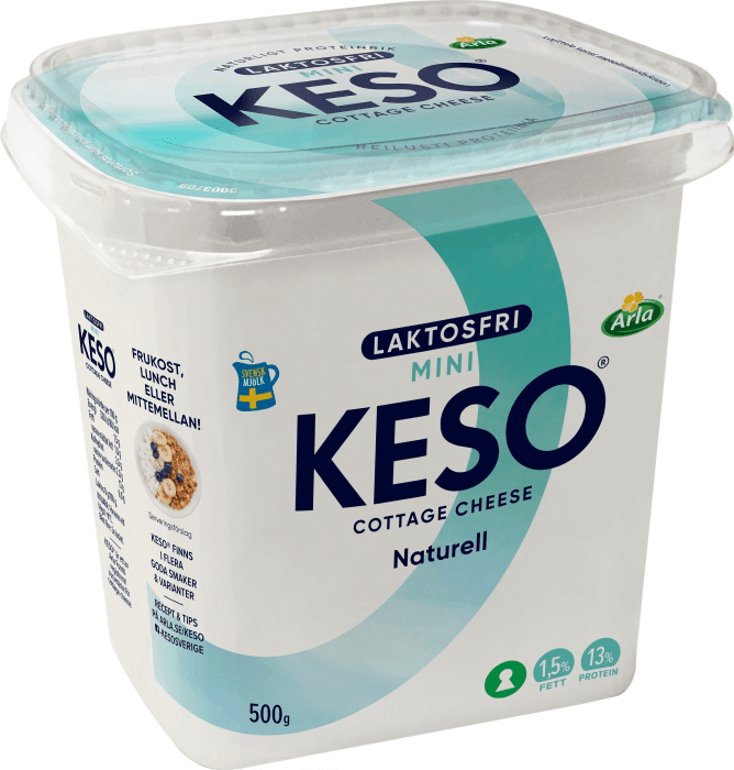 Cottage Cheese Naturell Mini 1,5% Laktosfri