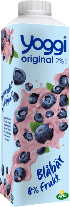 Yoghurt Blåbär 2%
