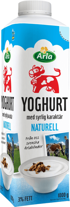 Yoghurt 3% Naturell