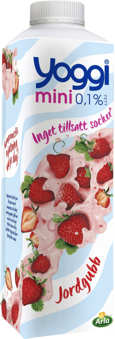 Yoghurt Mini 0,1% Jordgubb