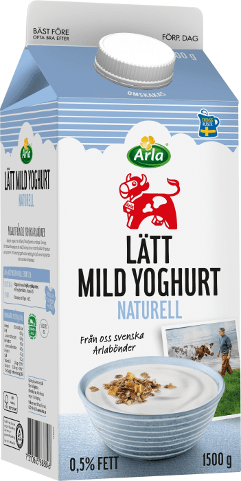 Yoghurt Lätt Mild 0,5% Naturell