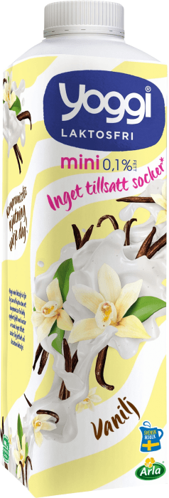 Yoghurt Mini Vanilj 0,1% Laktosfri