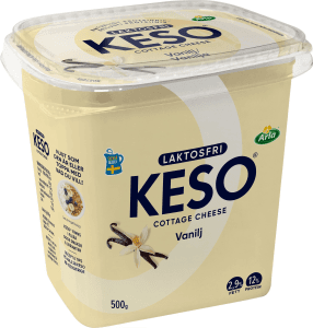 Cottage Cheese Vanilj Laktosfri 2,9%