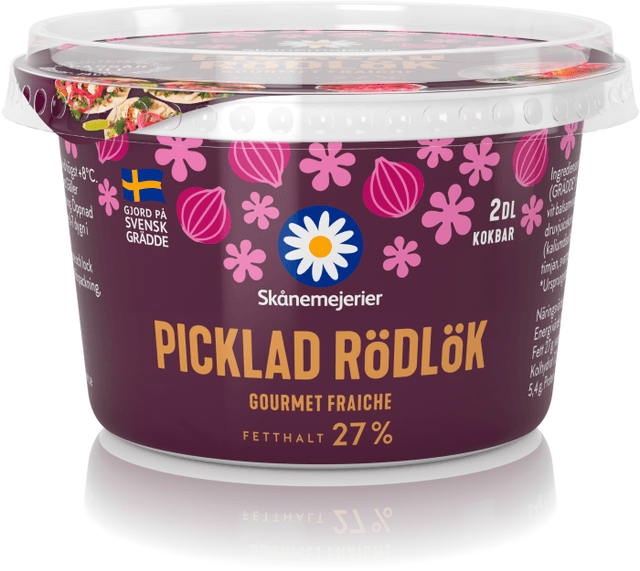 Crème Fraiche Picklad Rödlök Gourmet
