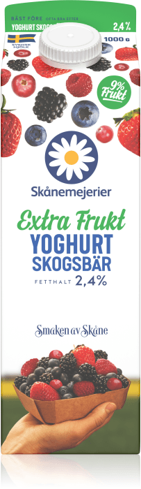 Fruktyoghurt Skogsbär 2,4%