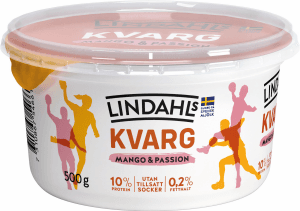Kvarg Mango & Passion 0,2% Utan Tillsatt Socker