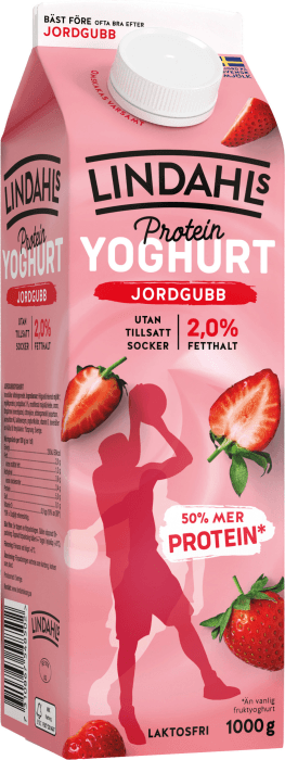 Proteinyoghurt Jordgubb Laktosfri 2%