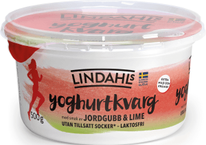 Yoghurtkvarg Jordgubb & Lime Laktosfri 0,3%