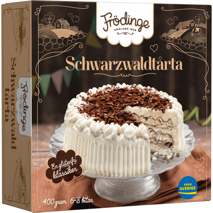 Schwarzwaldtårta Fryst