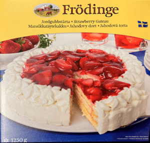 Jordgubbstårta Fryst