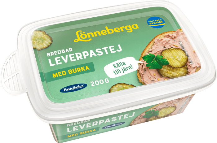 Leverpastej med Gurka Bredbar