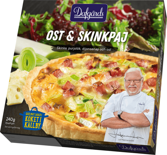 Ost & Skinkpaj Fryst