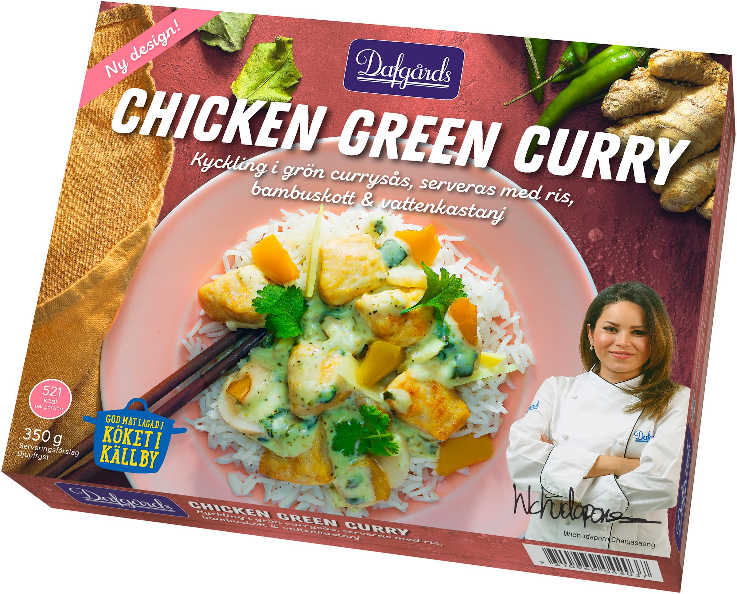 Chicken Green Curry Fryst
