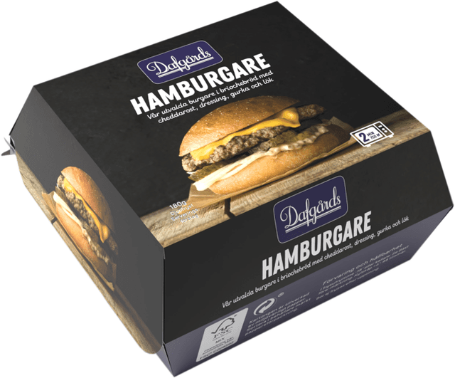 Hamburgare Fryst