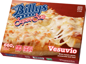 Pizza Super Size Vesuvio Fryst