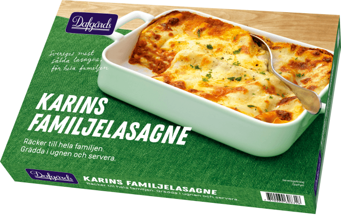 Karins Familjelasagne Fryst