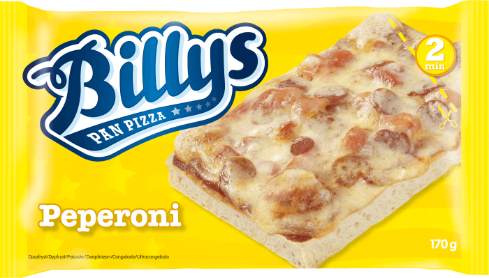 Pan Pizza Peperoni Fryst