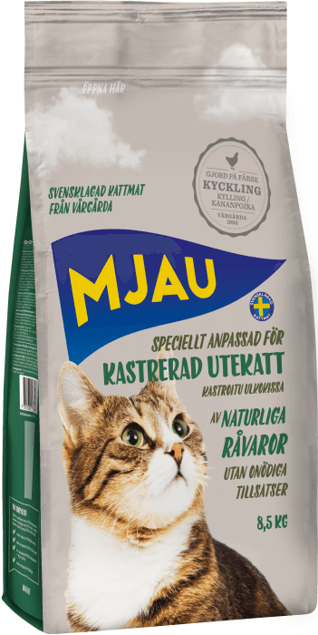 Torrfoder kastrerad utekatt Kyckling