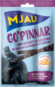 Kattsnacks Gopinnar med nötkött