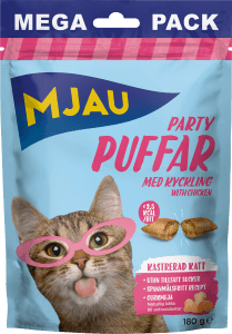 Kattgodis Partypuffar Kyckling