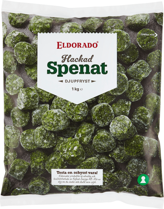 Spenat Hackad