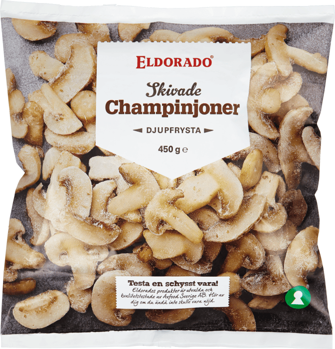 Champinjoner Skivade Frysta