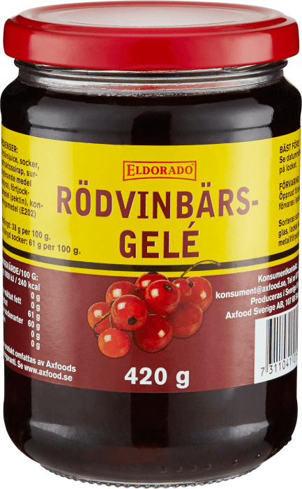 Rödvinbärs- Gelé