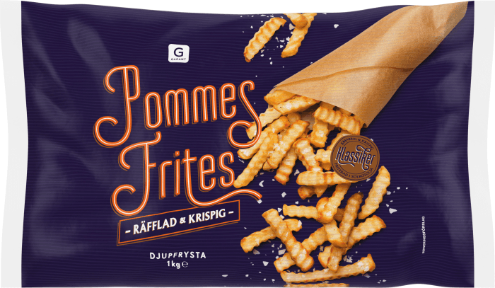 Pommes Frites Fryst