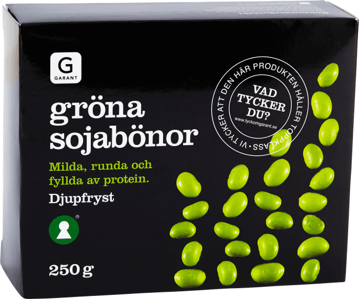 Sojabönor Gröna Frysta