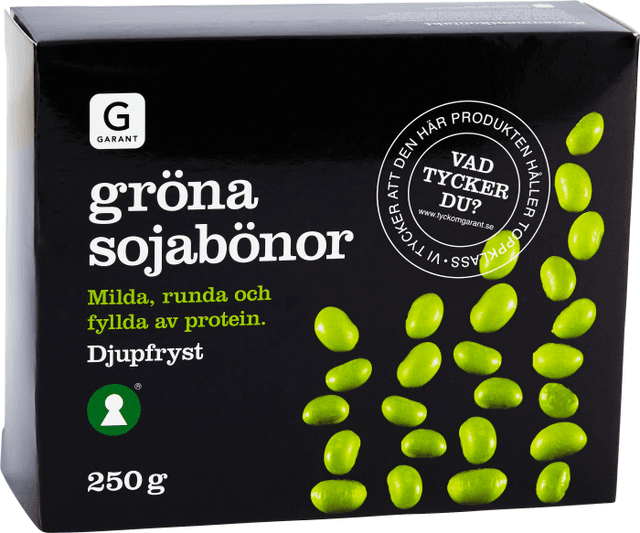 Sojabönor Gröna Frysta